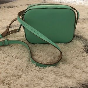 J Crew leather crossbody bag